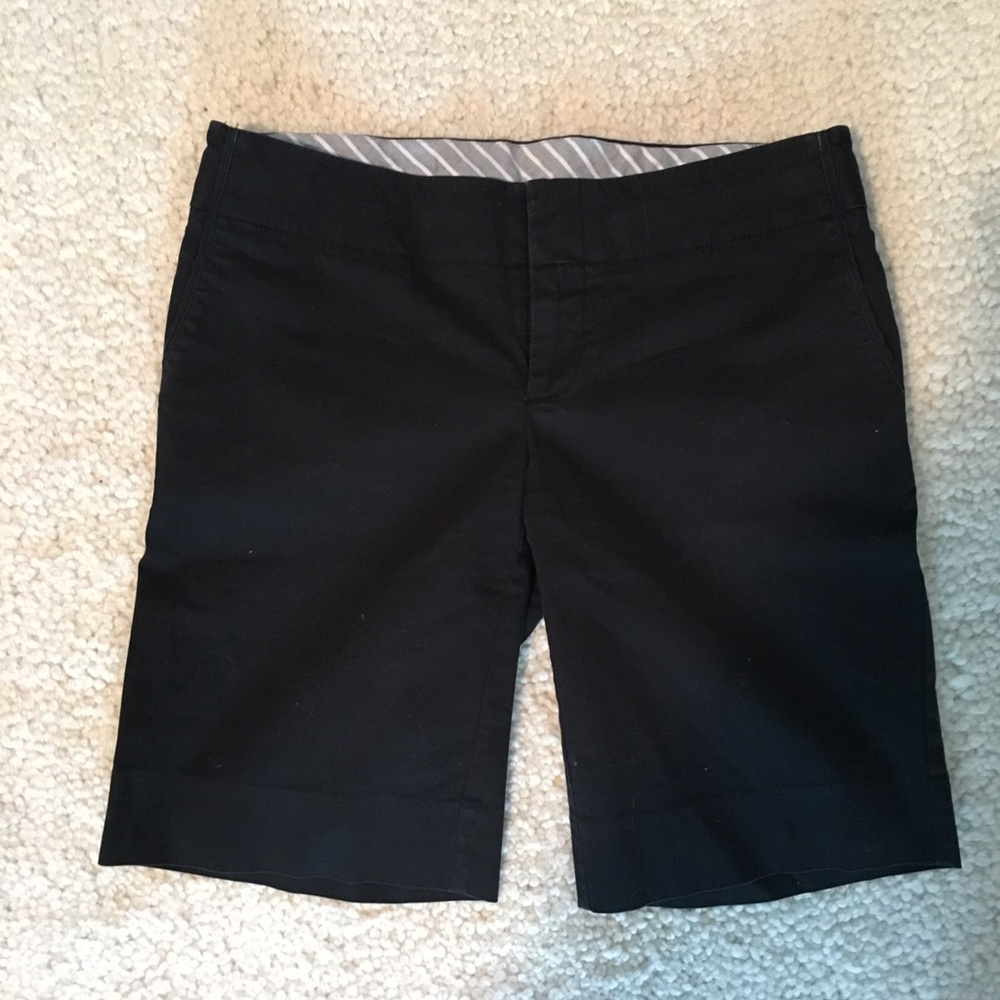 Black Bermuda shorts